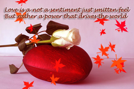 Love is a not a sentiment just smitten feel 1