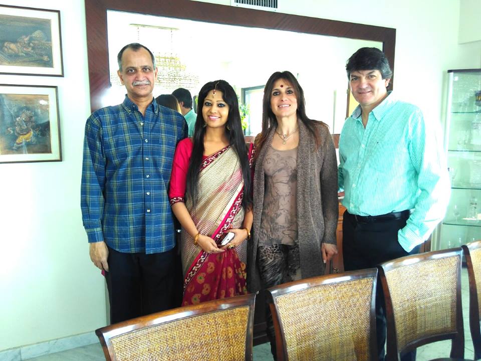 With Ambassador of India Sri Amarendra Khatua and Cosular of Columbia Mrs. Cecilia Ines Baras