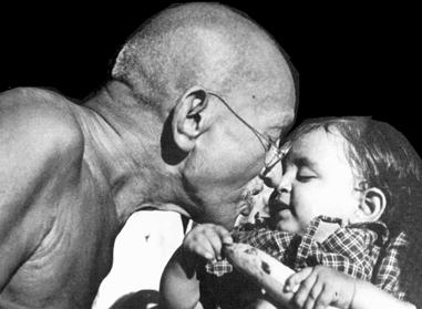 Gandhiji with Children