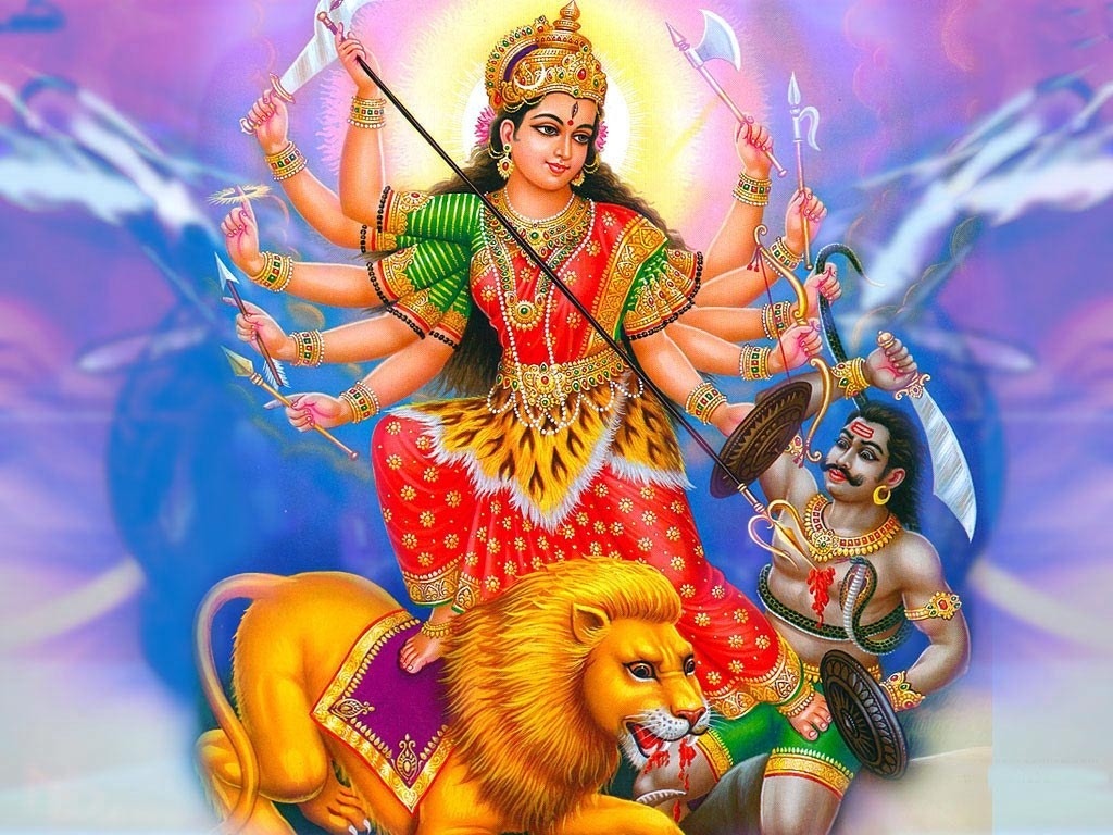 maa-durga-killing-to-mahishasur