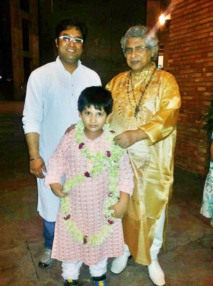 With my Guruji on his 80th Birthday celebrations