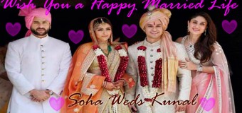 Soha and Kunal Offers a Reserved and Dazzling Wedding Day Together