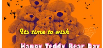 Teddy bears! An ideal gift for your Valentine! On Teddy Day
