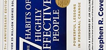 A Book Review Of Seven Habits Of Highly Effective People By Stephen R. Covey #Book Marathon