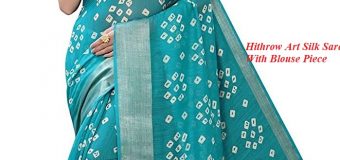 Review of Hithrow Art Silk Saree With Blouse Piece