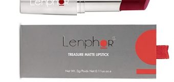 Review: Lenphor Treasure Matte Lipstick (Exotic Wine)