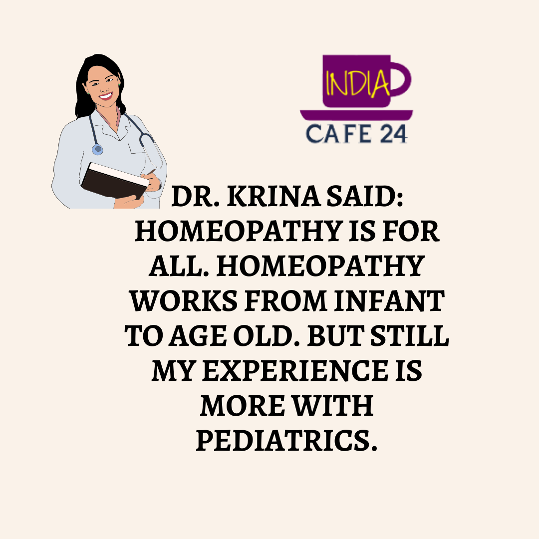 Homeopath Dr. Krina Pandya Pediatrics