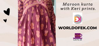 Beautiful EK Kurta with Awesome Fabric- Keri and Yoke Patterns