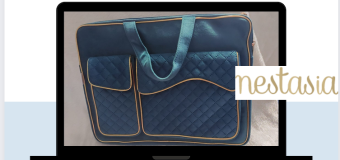 Luxury Velvet Laptop Bag From Nestasia