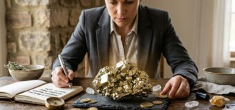 P – Pyrite: The Stone of Wealth, Confidence, and Protection