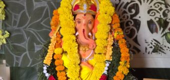 A Home Bathed in Yellow, a Heart Filled with Bappa￼